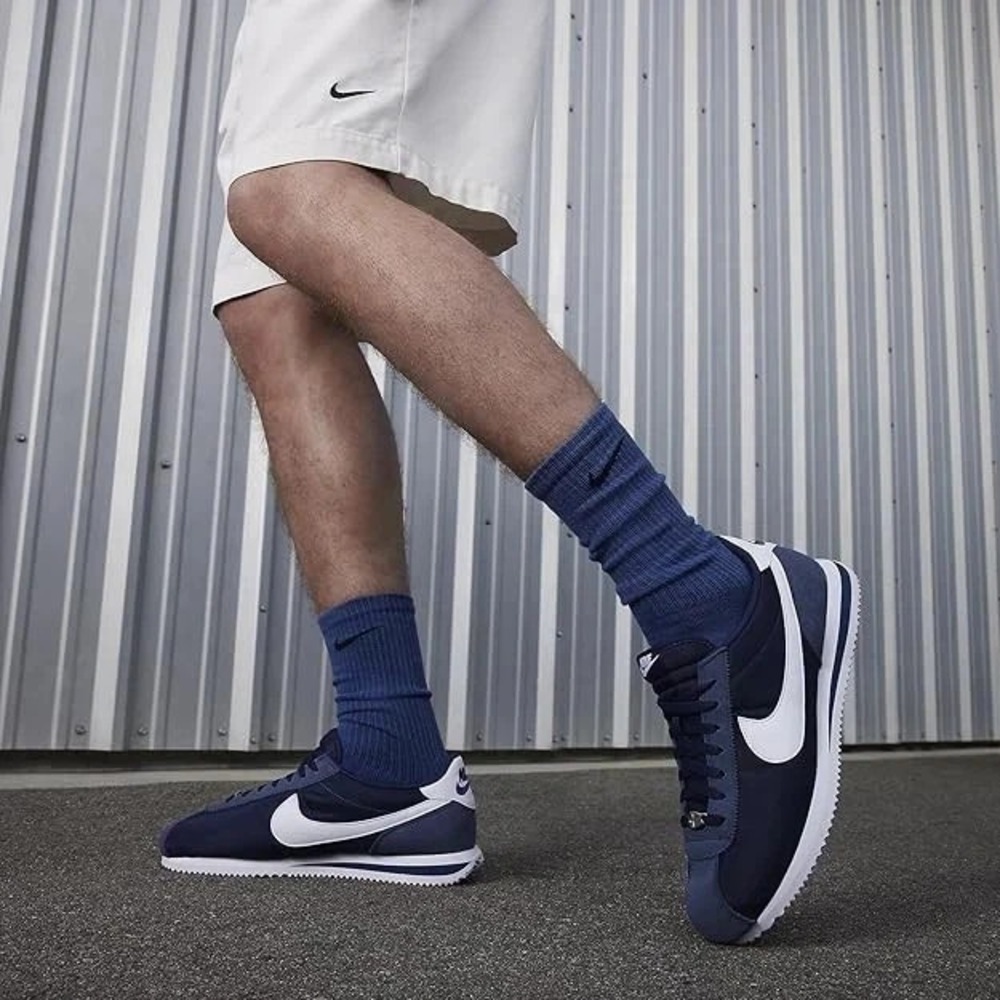 Nike Cortez TXT Mens Size 7.5 Midnight Navy White Sneakers Retro HF0263-400 NEW - Picture 5 of 6